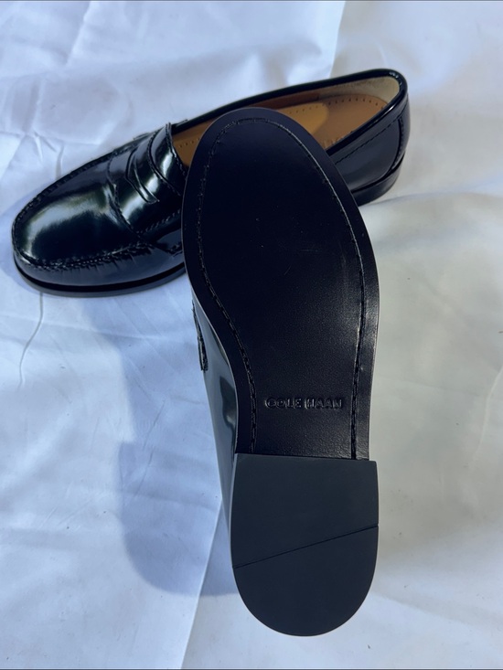 Cole Haan Black Patent Leather Penny Loafers main image 6